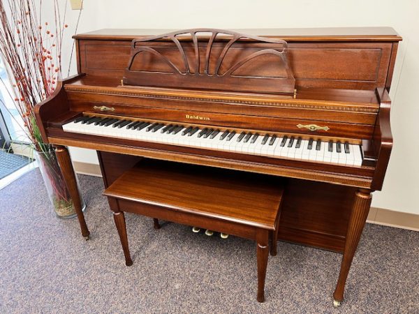 Baldwin Console Piano in Traditional Mahogany