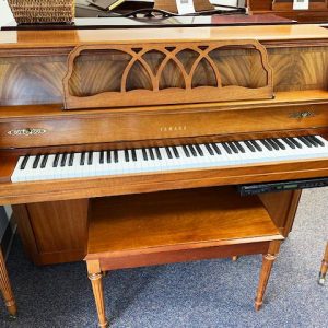 Yamaha model Console MX85 Disklavier Player Piano with bench, Cherry